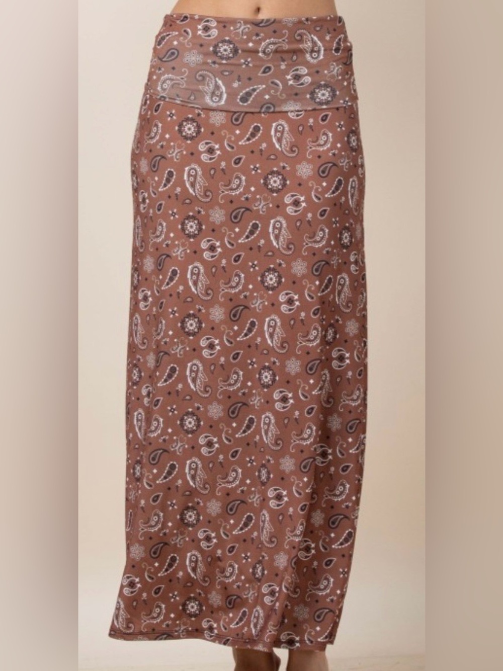 Mocha Bandana Skirt